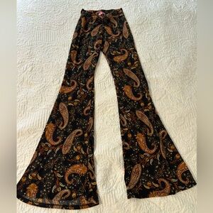 Bell Bottom Paisley Pants Womens XS/S